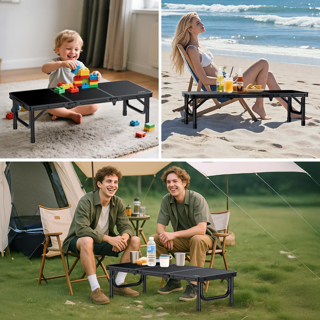 Black Folding Picnic Table V566