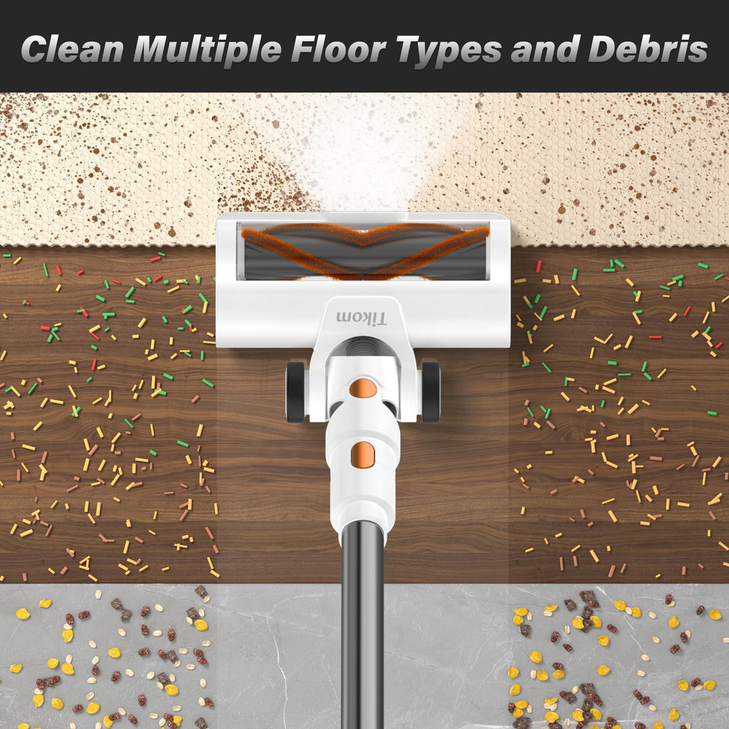 Cordless Stick Vacuum Cleaner 40000Pa Lightweight Handheld T678