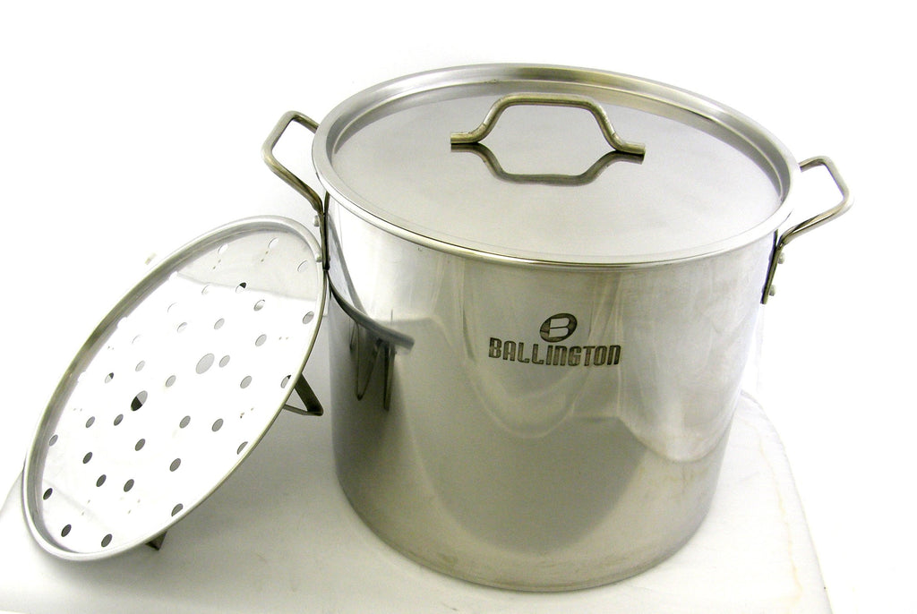 40 QT Stainless Steel Stock Pot E285896