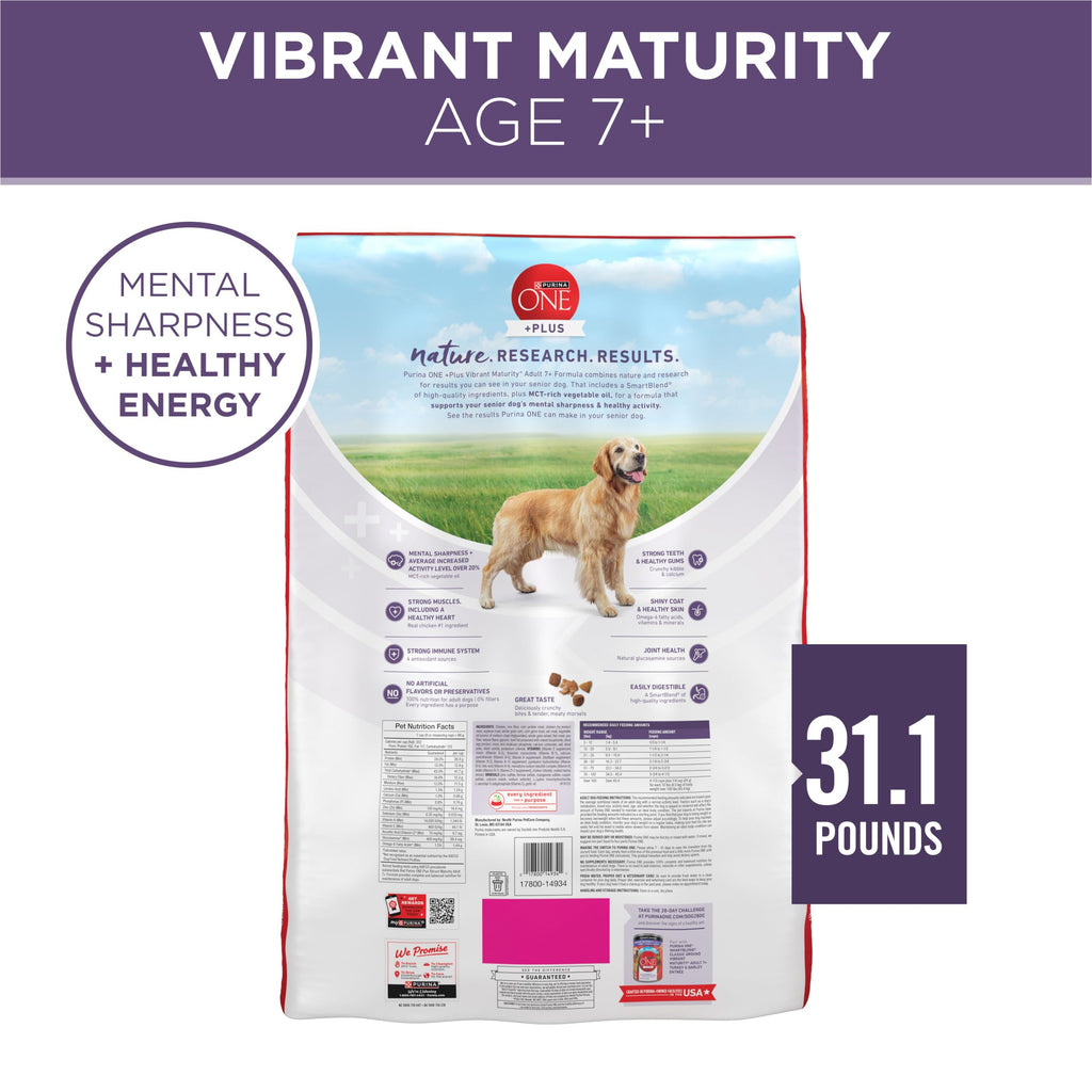 Senior Dry Dog Food 31.1 lb Bag Q638169