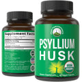 Organic Psyllium Husk Vegan Capsules Fiber Supplement M40312