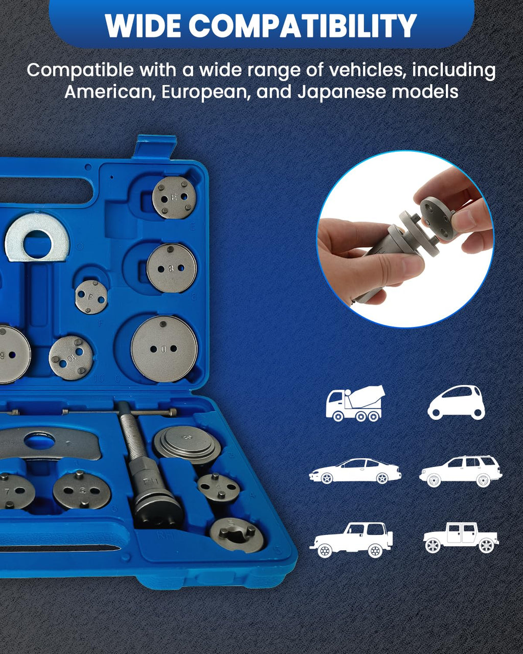 Brake Caliper Compression Tool 24pc C3623