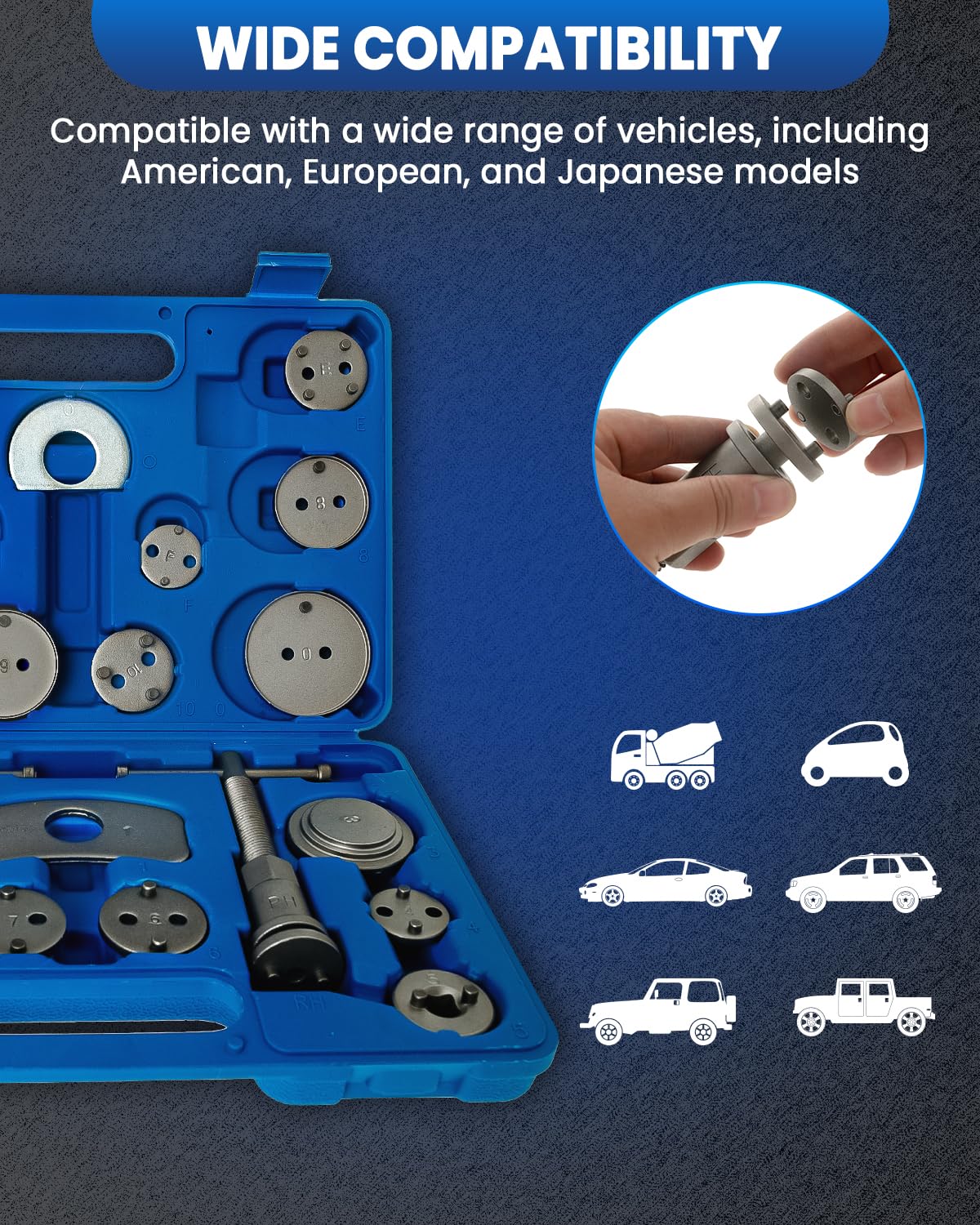 Brake Caliper Compression Tool 24pc C3623
