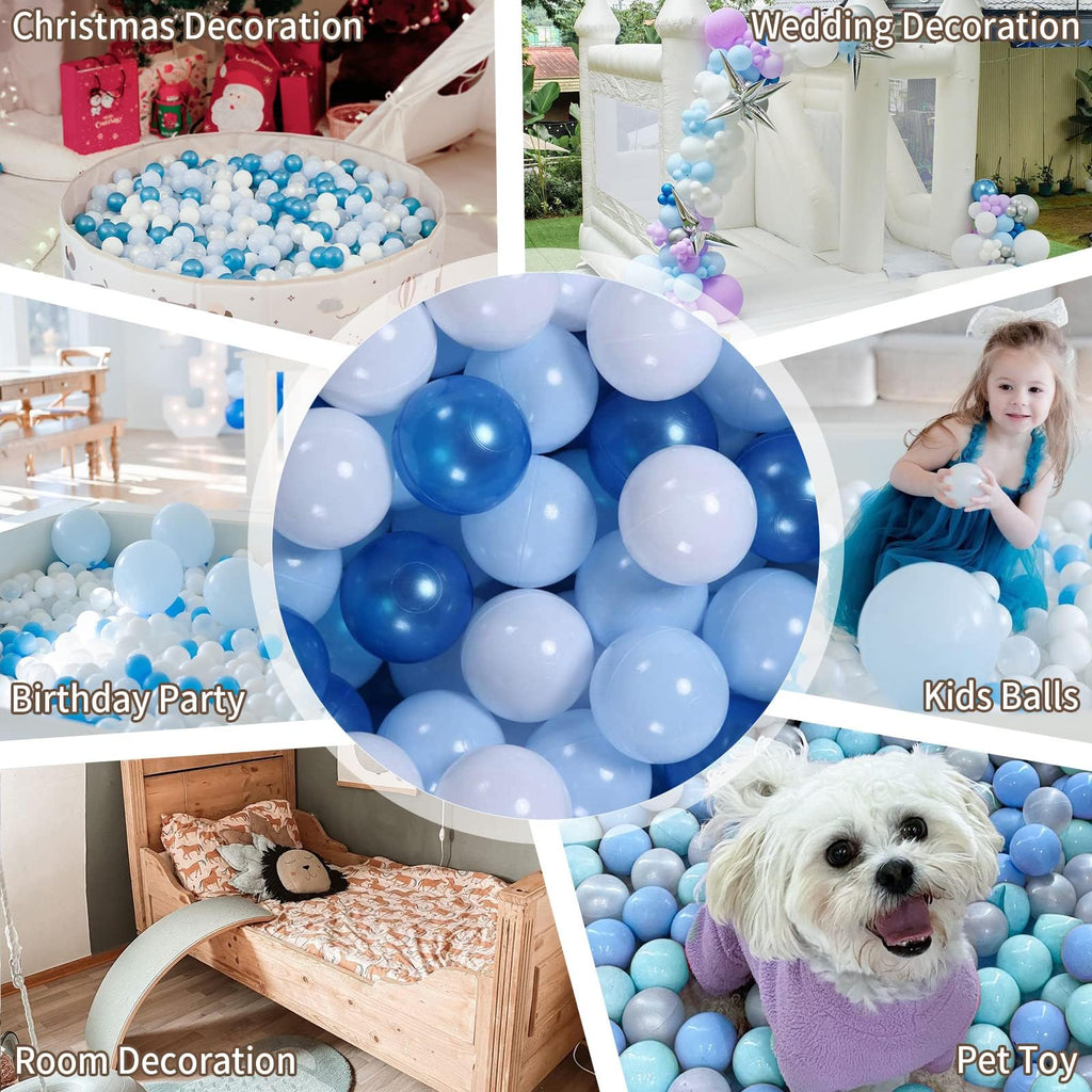 100 Balls Plastic Ball Pit Balls M888434
