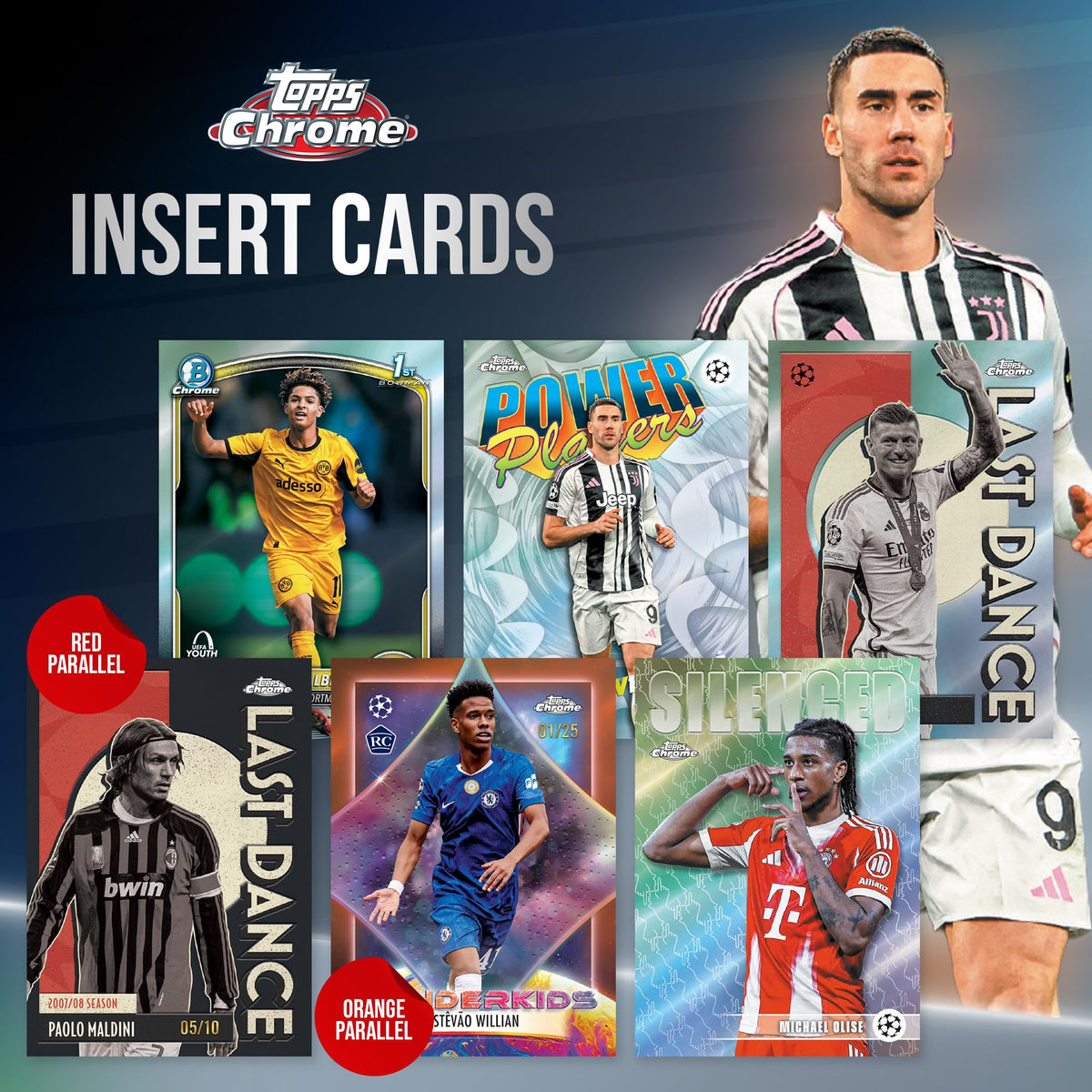 Topps Chrome UEFA Club Competitions Soccer Mega Box N9980
