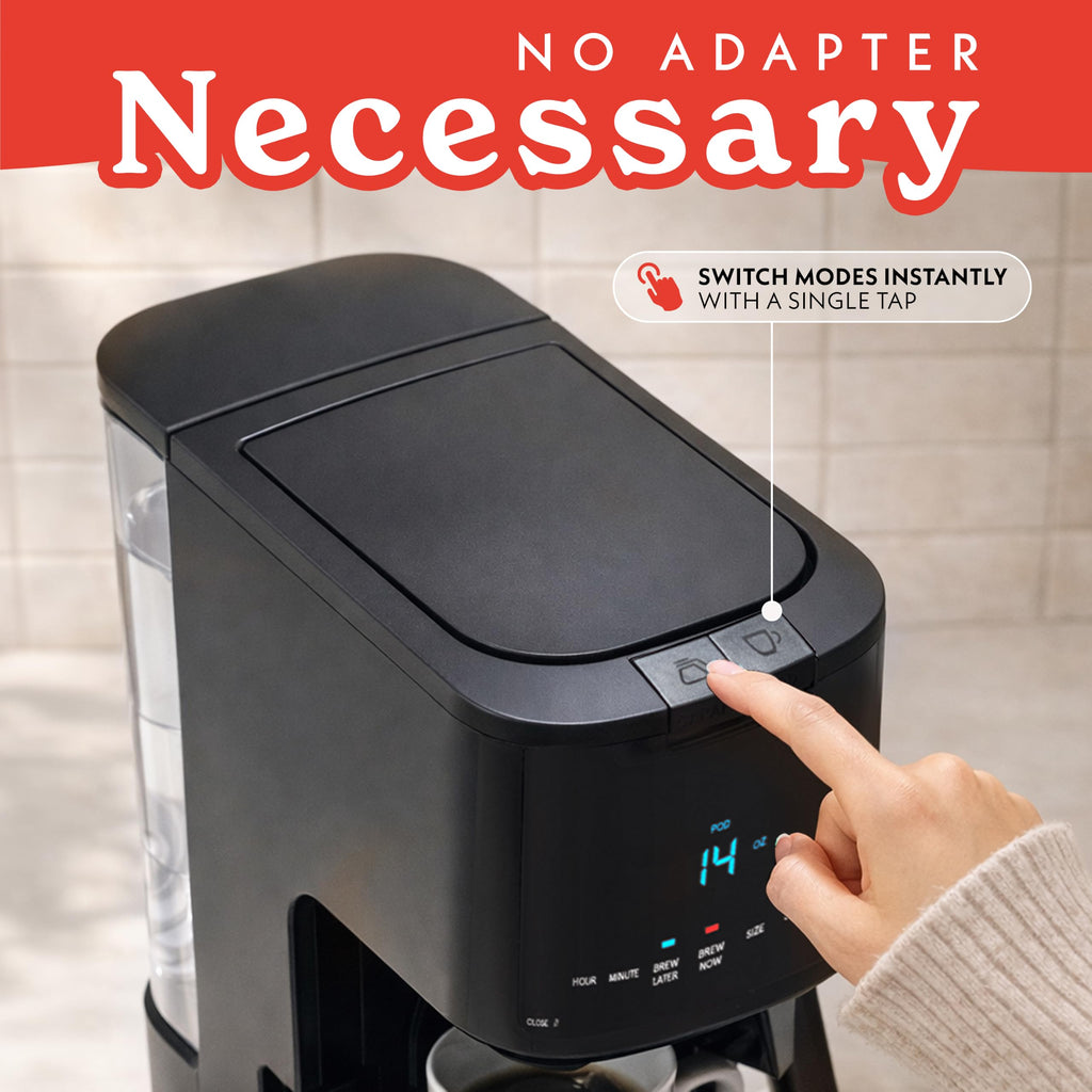 Black 12-Cup Single Serve Coffee Maker F693