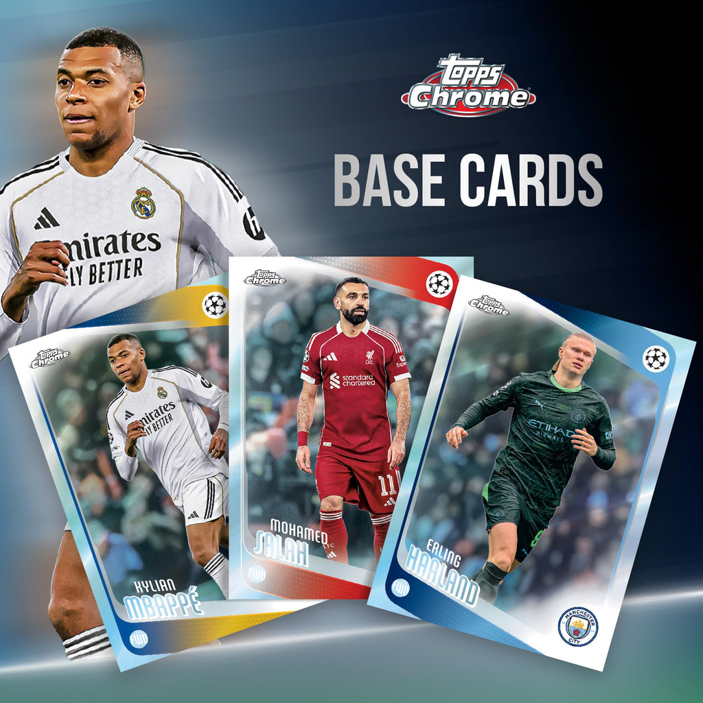 Topps Chrome UEFA Club Competitions Soccer Mega Box N9980