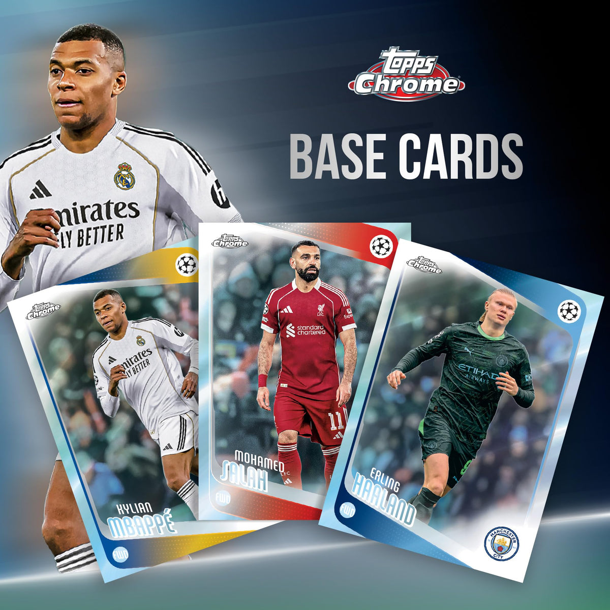 Topps Chrome UEFA Club Competitions Soccer Mega Box N9980