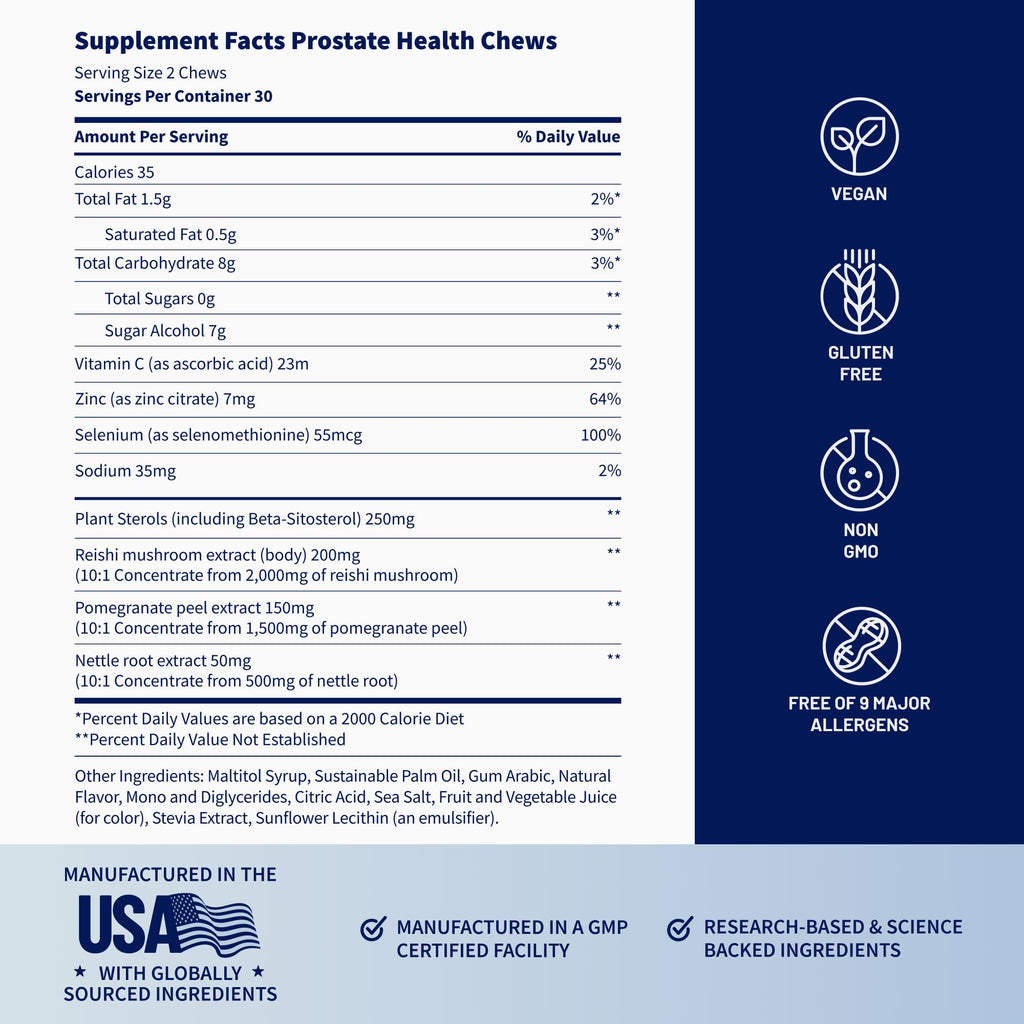 Beet Root Gummies + Prostate Health Soft Chew Y435176