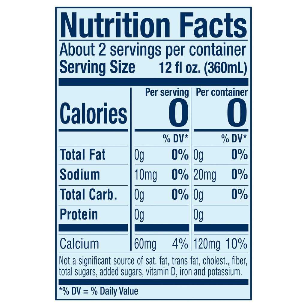 Sparkling Natural Mineral Water 25.3 Fl Oz Glass T4661