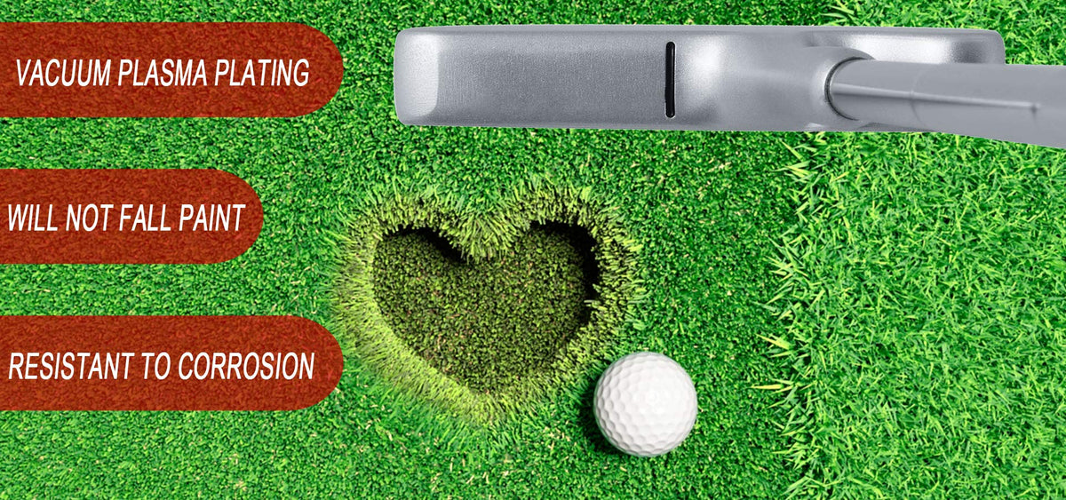Golf Putter 35" Two-Way Head Rubber Grip F217