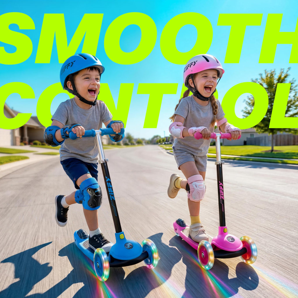 Multicolor 3 Wheel Scooter with LED Light-Up Wheels H66322