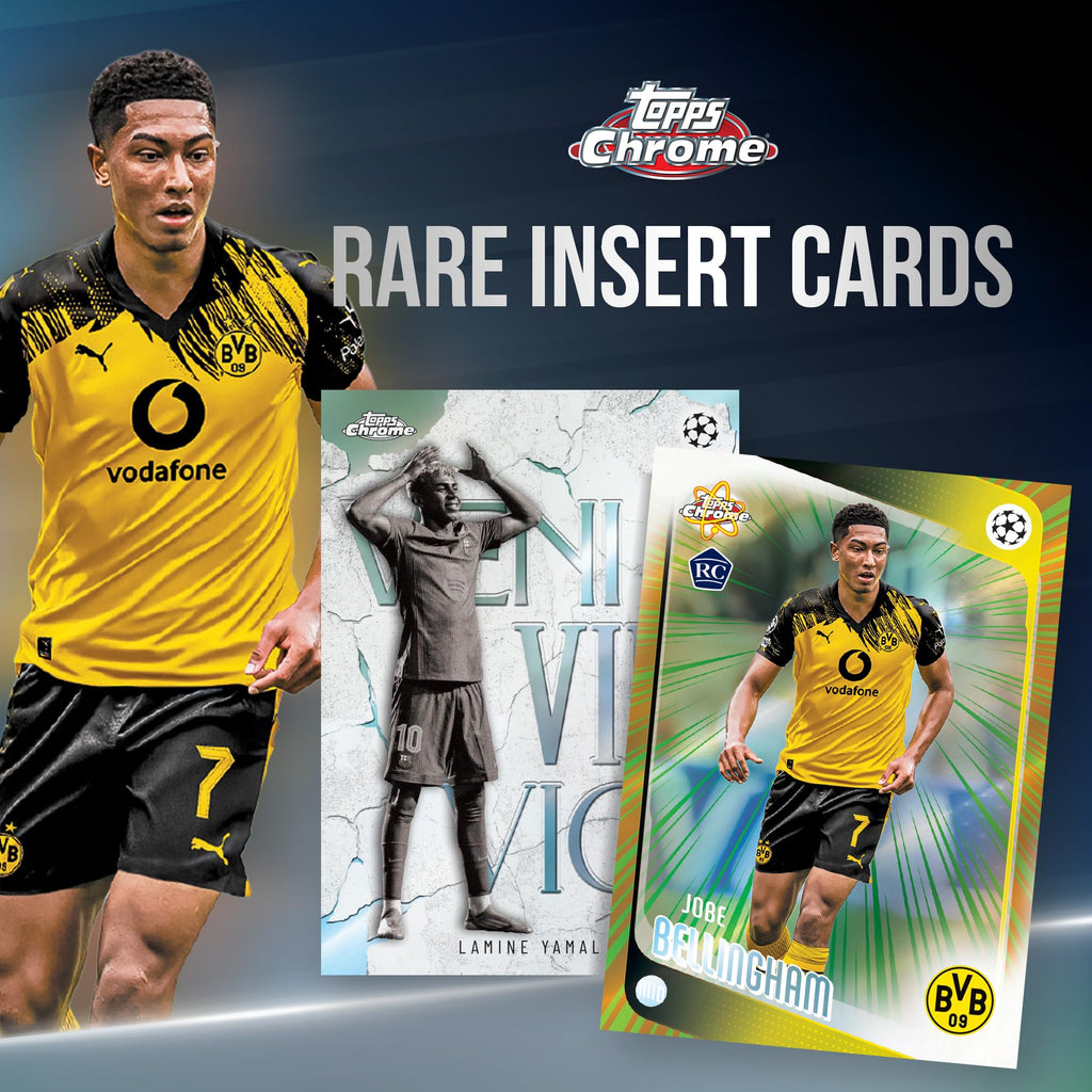Topps Chrome UEFA Club Competitions Soccer Mega Box N9980