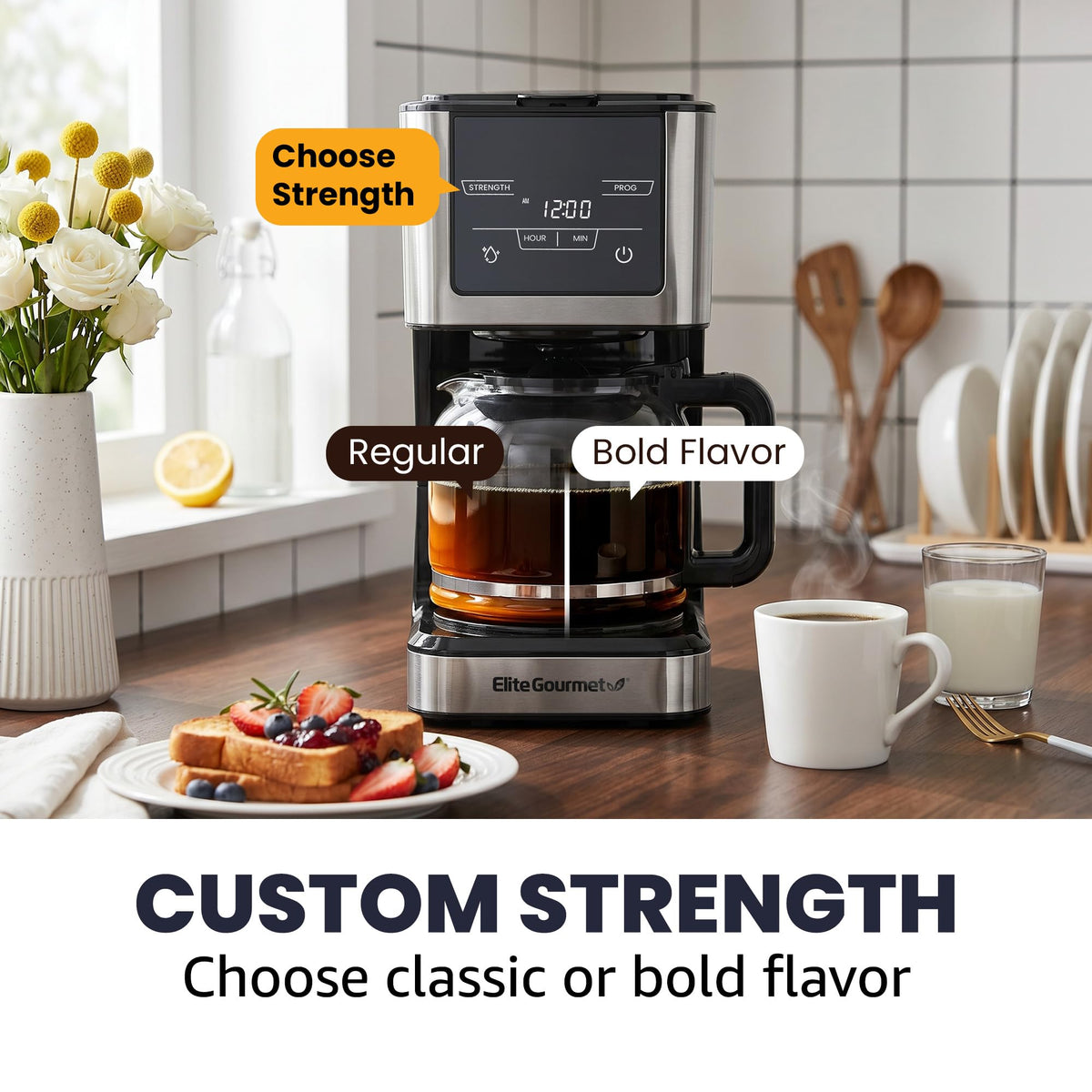 12-Cup Programmable Drip Coffee Maker Y389889