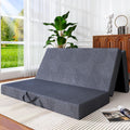 6 Inch Cooling Gel Memory Foam Trifold Mattress with Ice Silk Cover C2821