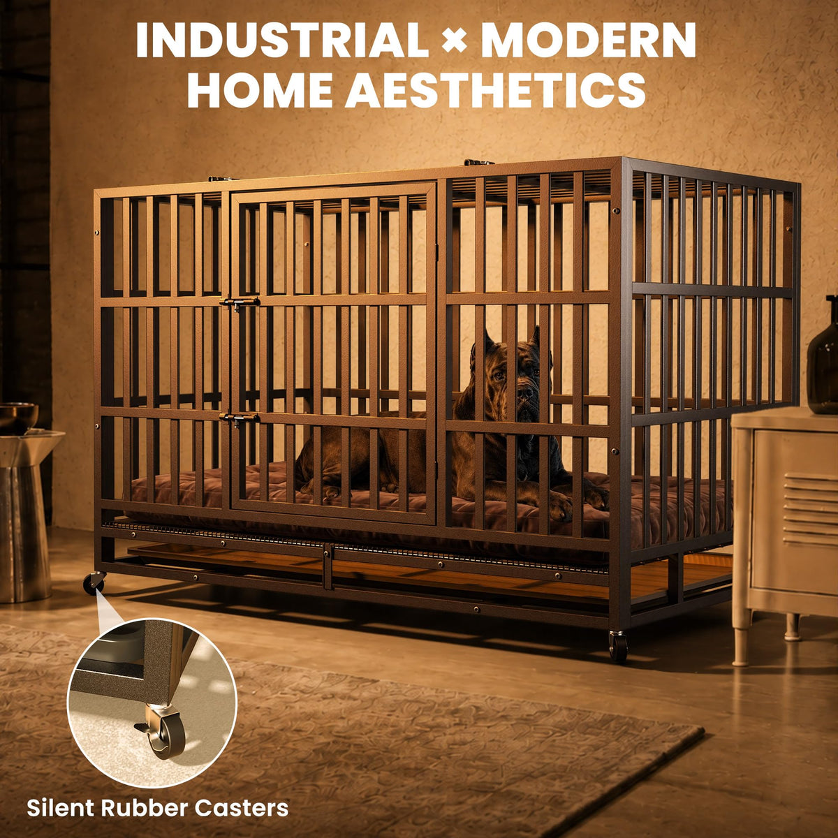 48 Inch Heavy Duty Dog Crate R208