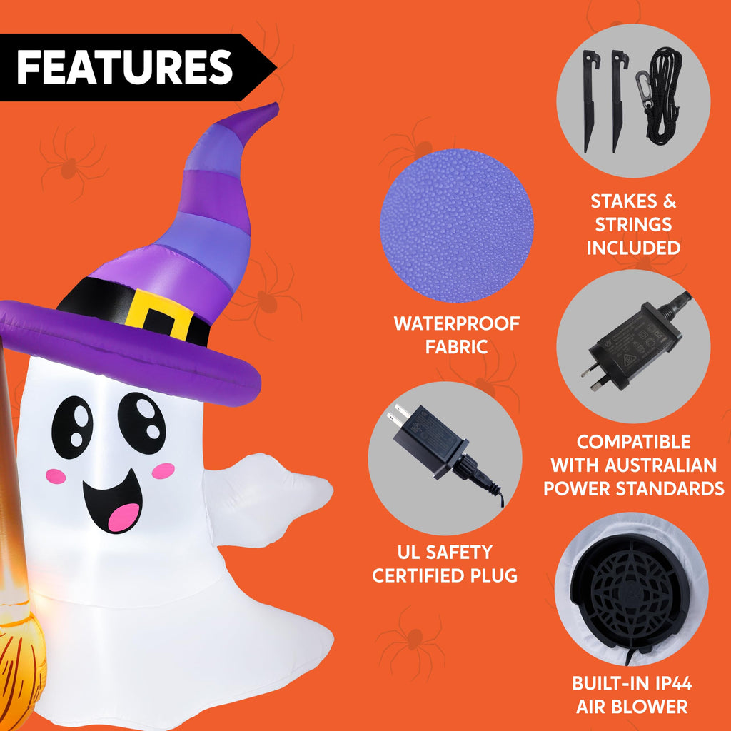 Halloween Inflatables Ghost Outdoor Decorations with LED P2392