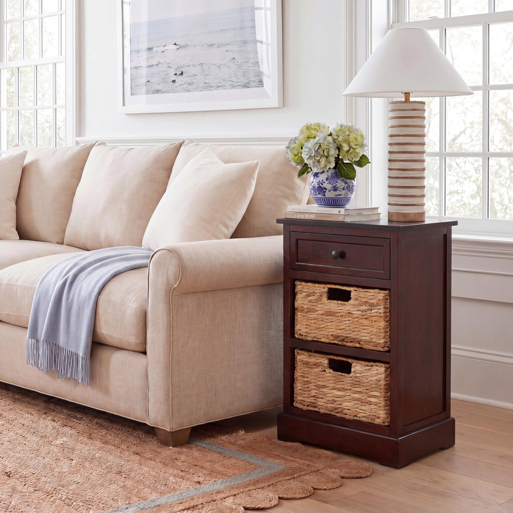 Wood Side Table O657