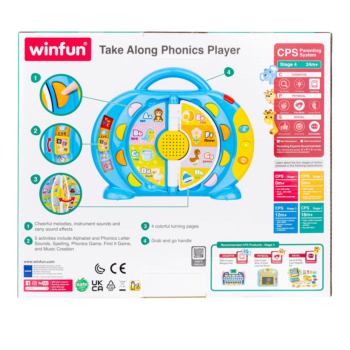 Portable Learning Toy with 5 Activity Modes C864201