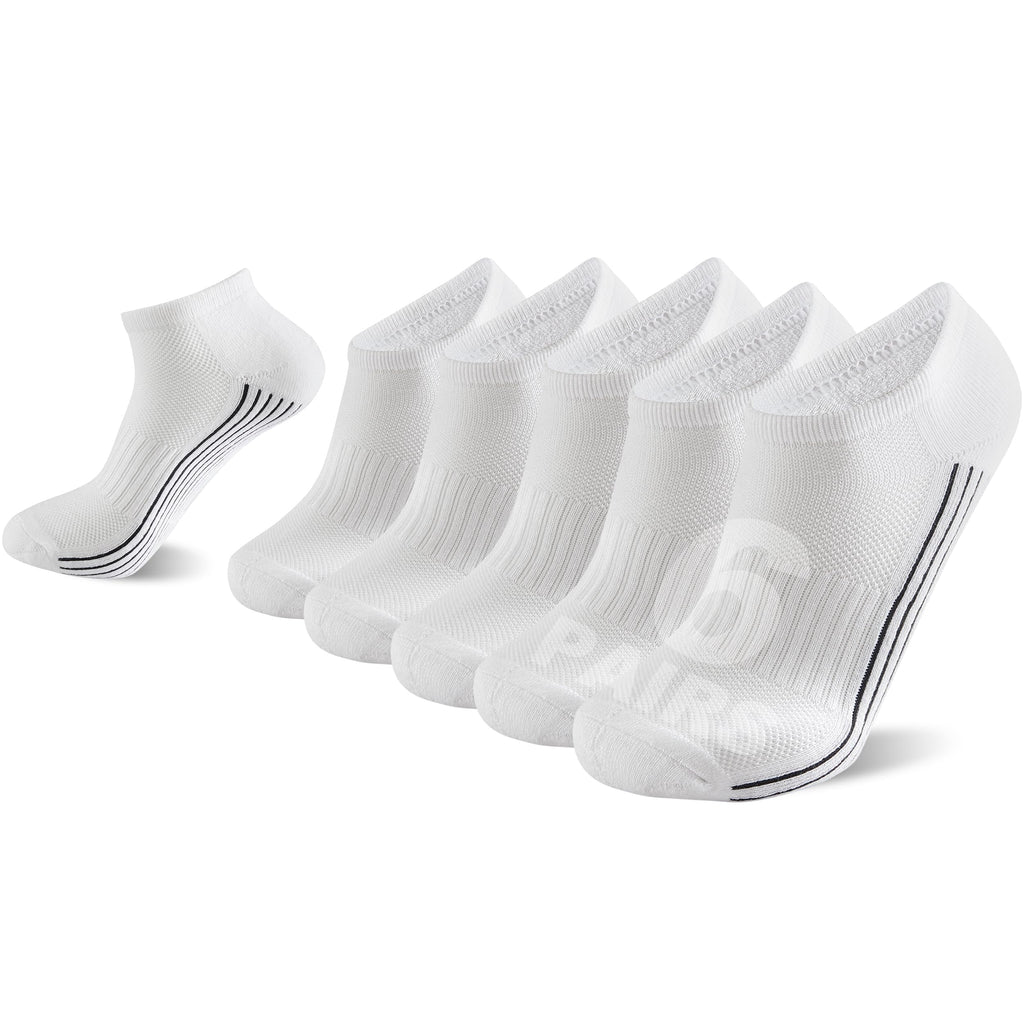 6 Pairs Viscose Bamboo Cushioned Ankle Socks J21526