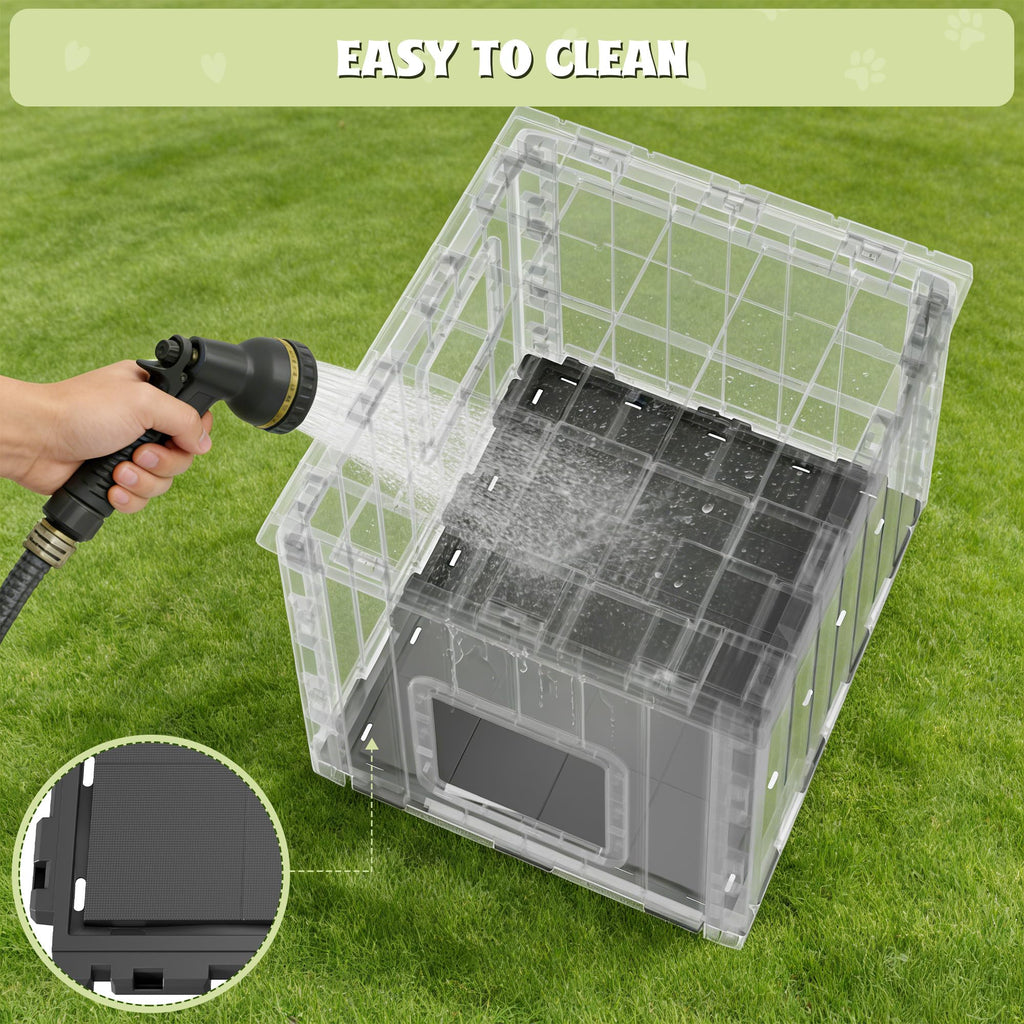 Weatherproof Outdoor Cat House with Air Holes M689