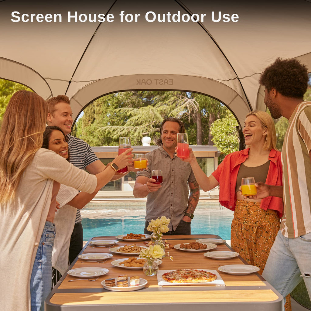 Pop-Up Screen House Tent 12 x 12 FT with Carry Bag B47123