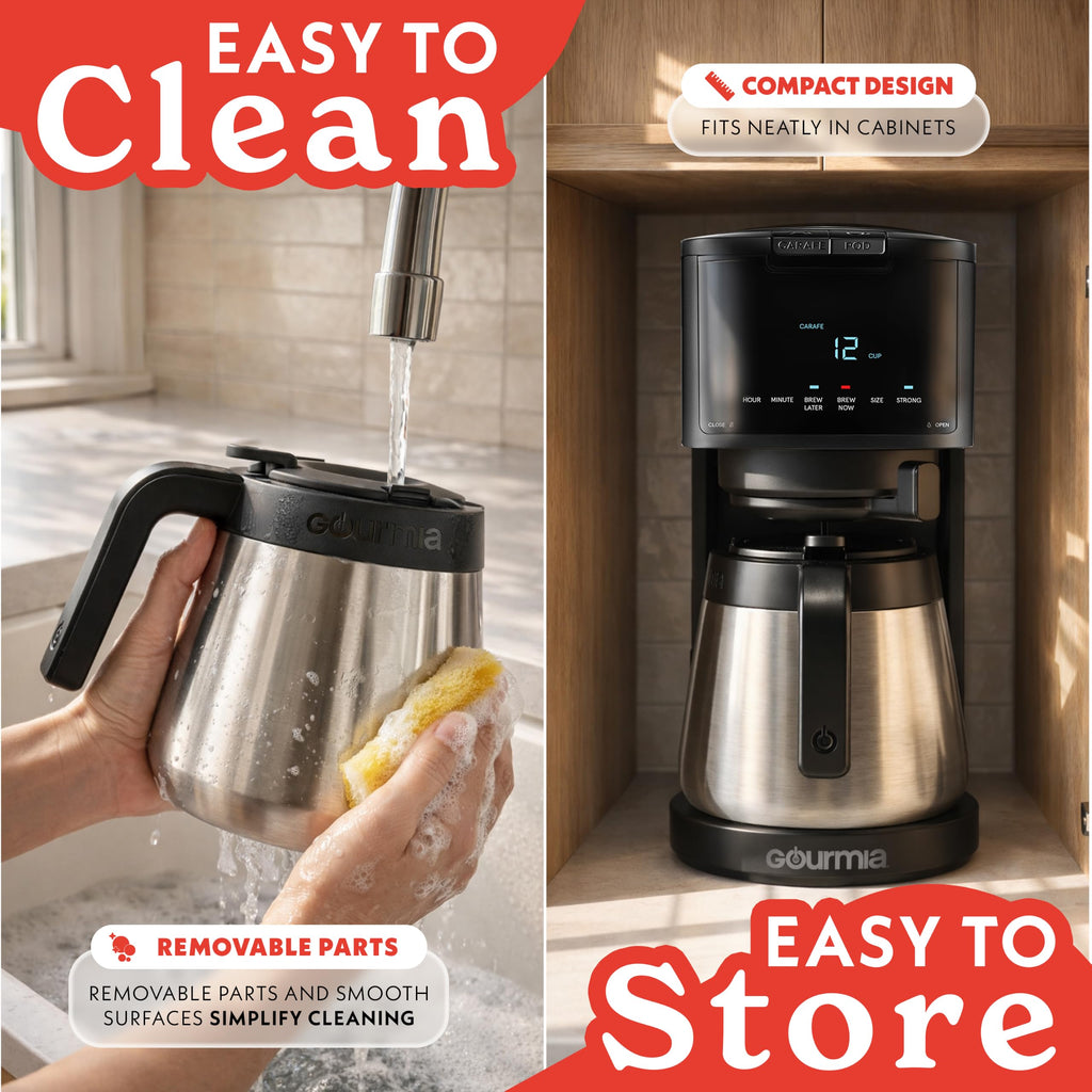 Black 12-Cup Single Serve Coffee Maker F693