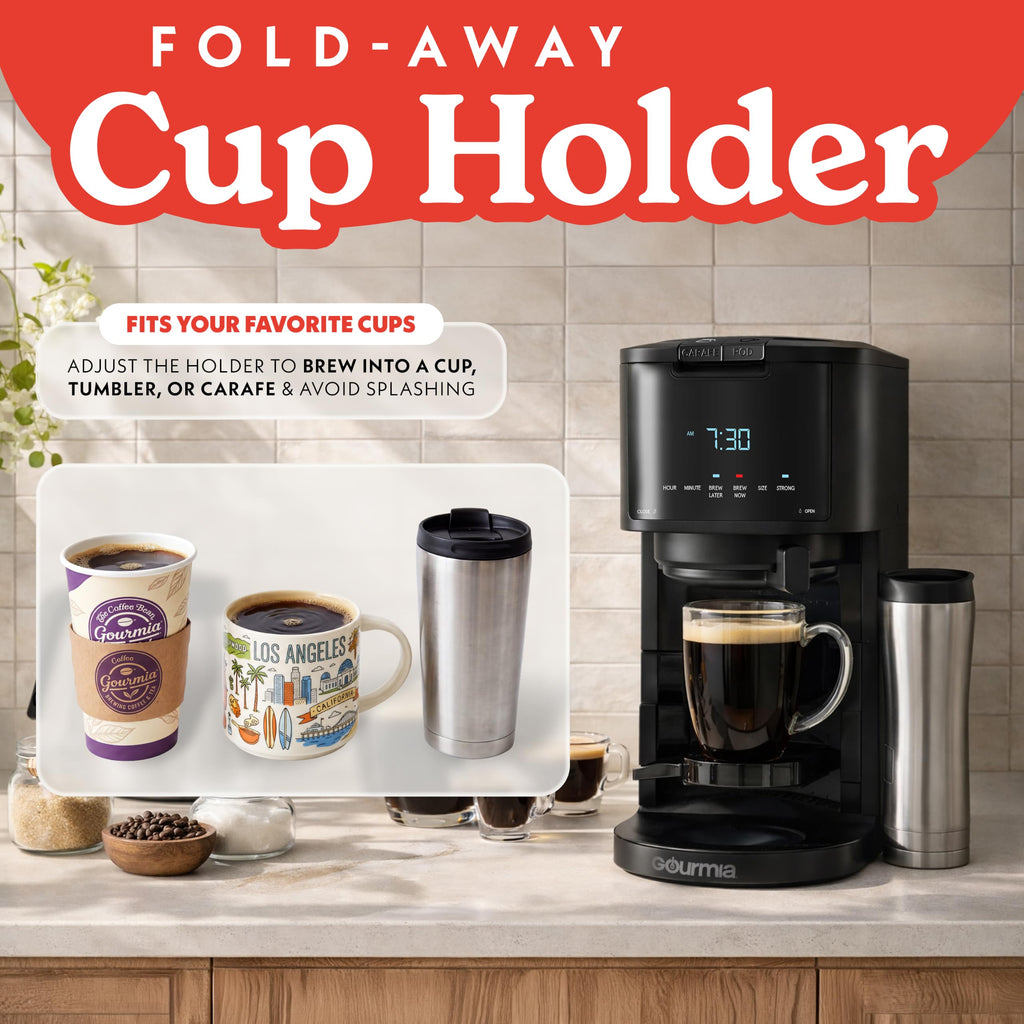 Black 12-Cup Single Serve Coffee Maker F693