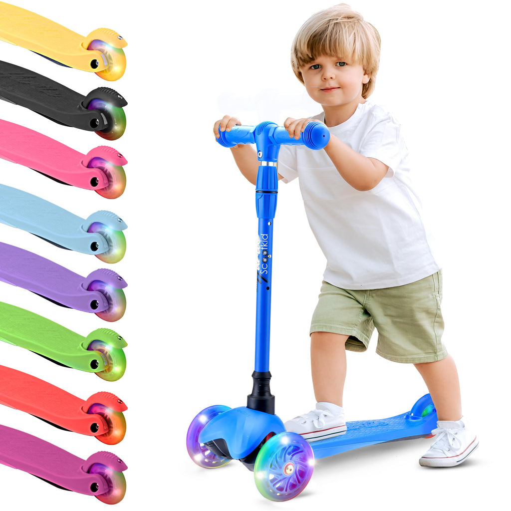 3 Wheel Kids Scooter with LED Wheels K718