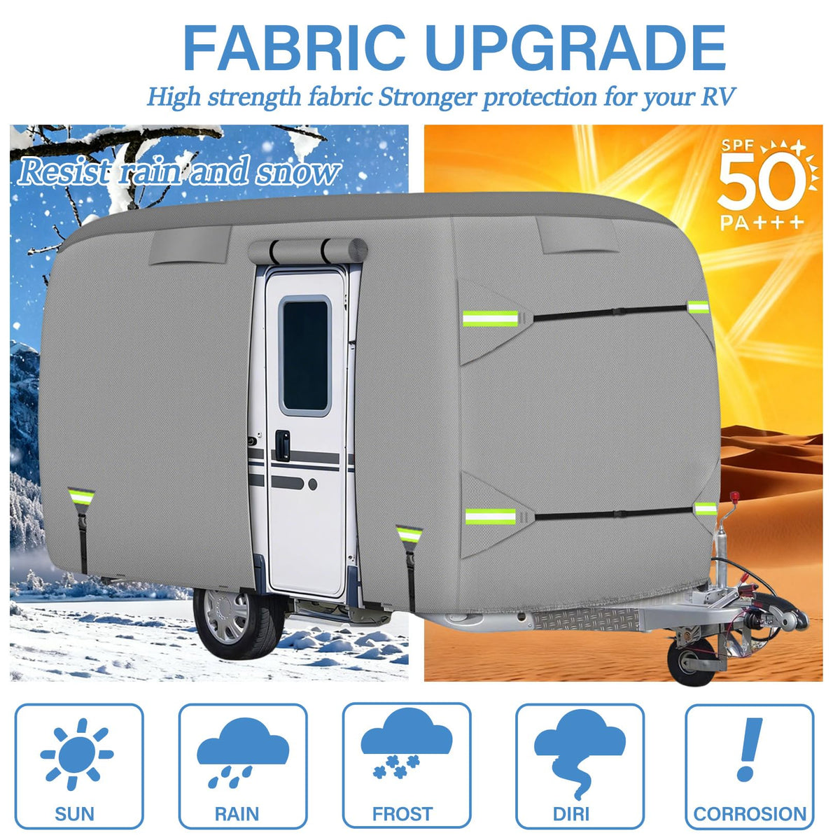 Waterproof Fiberglass Travel Trailer Cover E793928