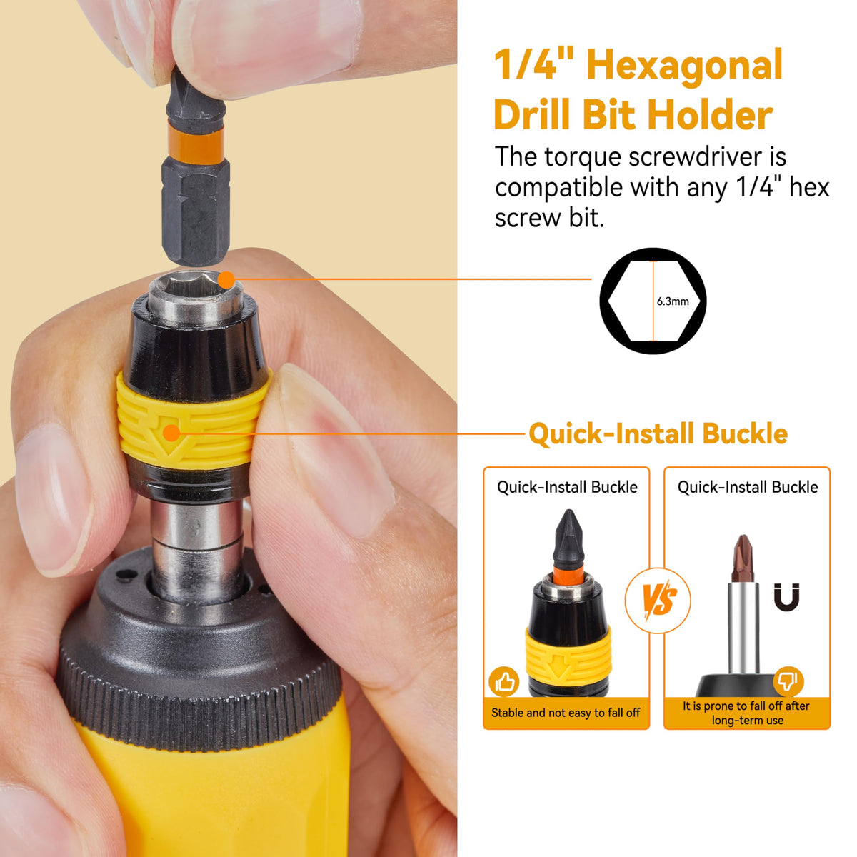 Torque Screwdriver Set 13-Piece 1/4" Drive R855560