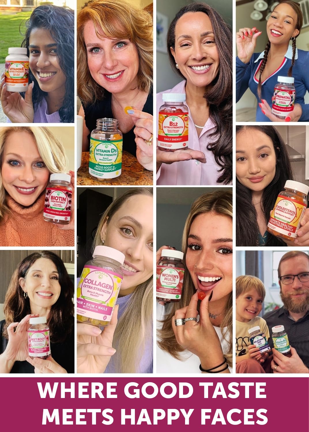 Beet Root Collagen Gummies 200mg with Biotin, Zinc, Vitamin C and E J11578