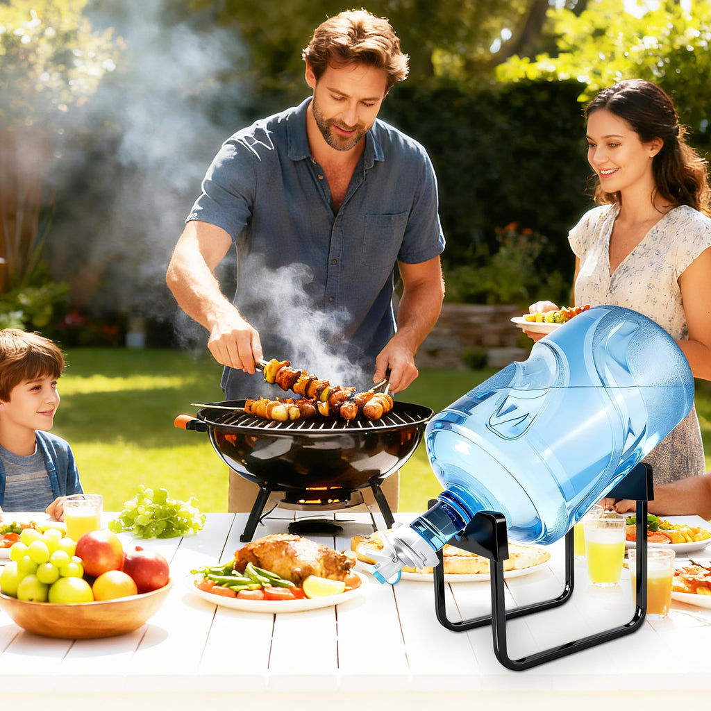 Water Dispenser Stand with 2 Faucets for 5-Gallon Buckets N1797