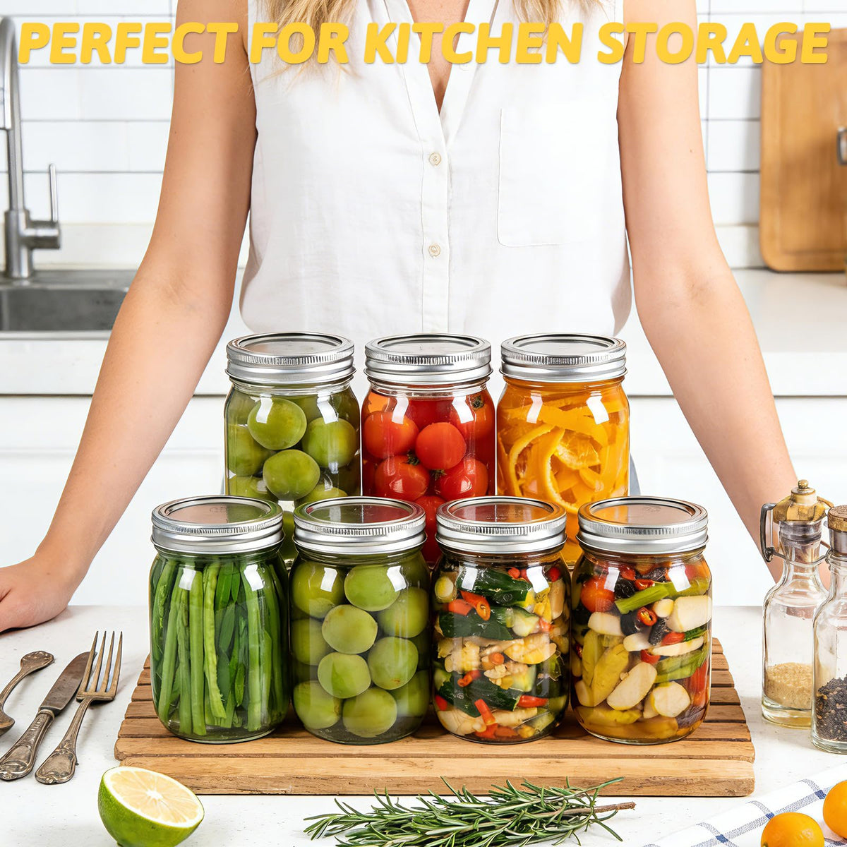 12 oz Regular Mouth Mason Jars 20 Pack A67732