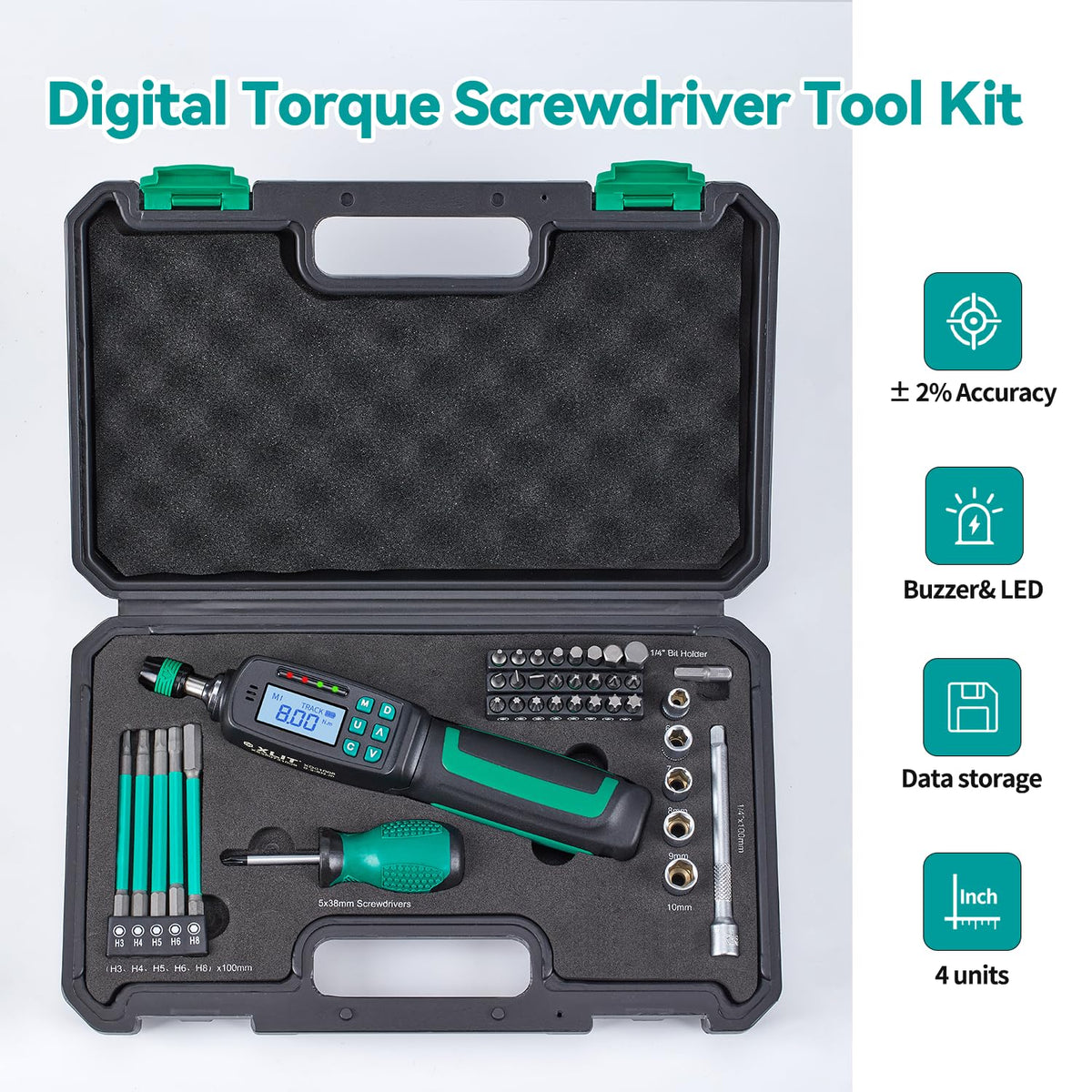 Digital Torque Screwdriver Set R25214