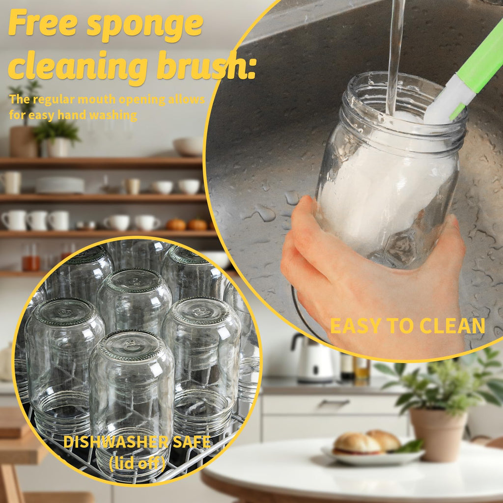 12 oz Regular Mouth Mason Jars 20 Pack A67732