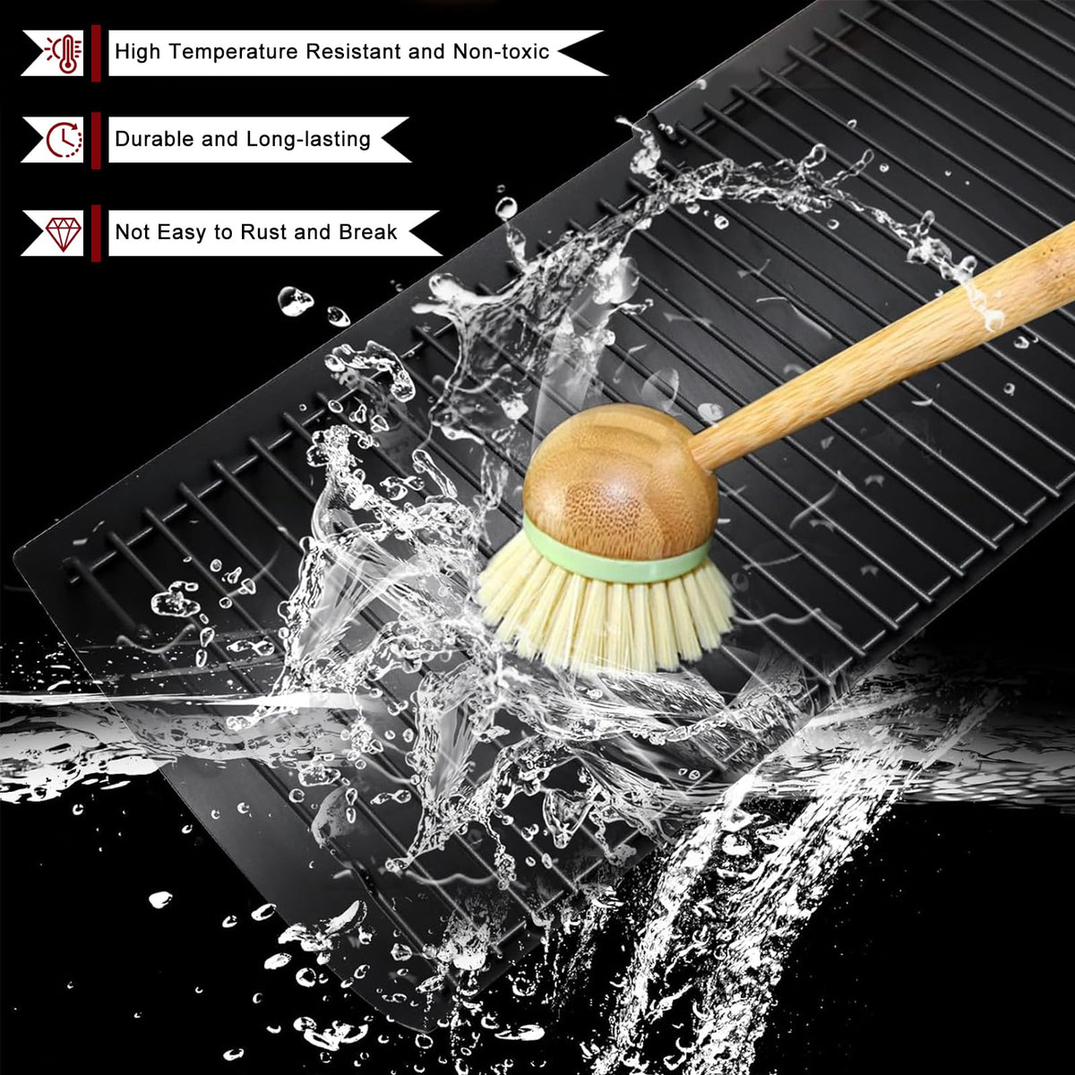 Adjustable Ash Pan Drip Pan with 2pcs Grate Hangers G329