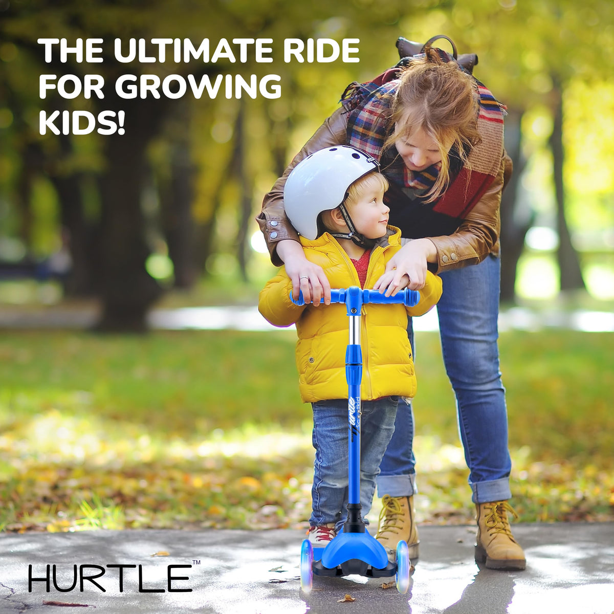 3 Wheel Kids Scooter with LED Wheels K718