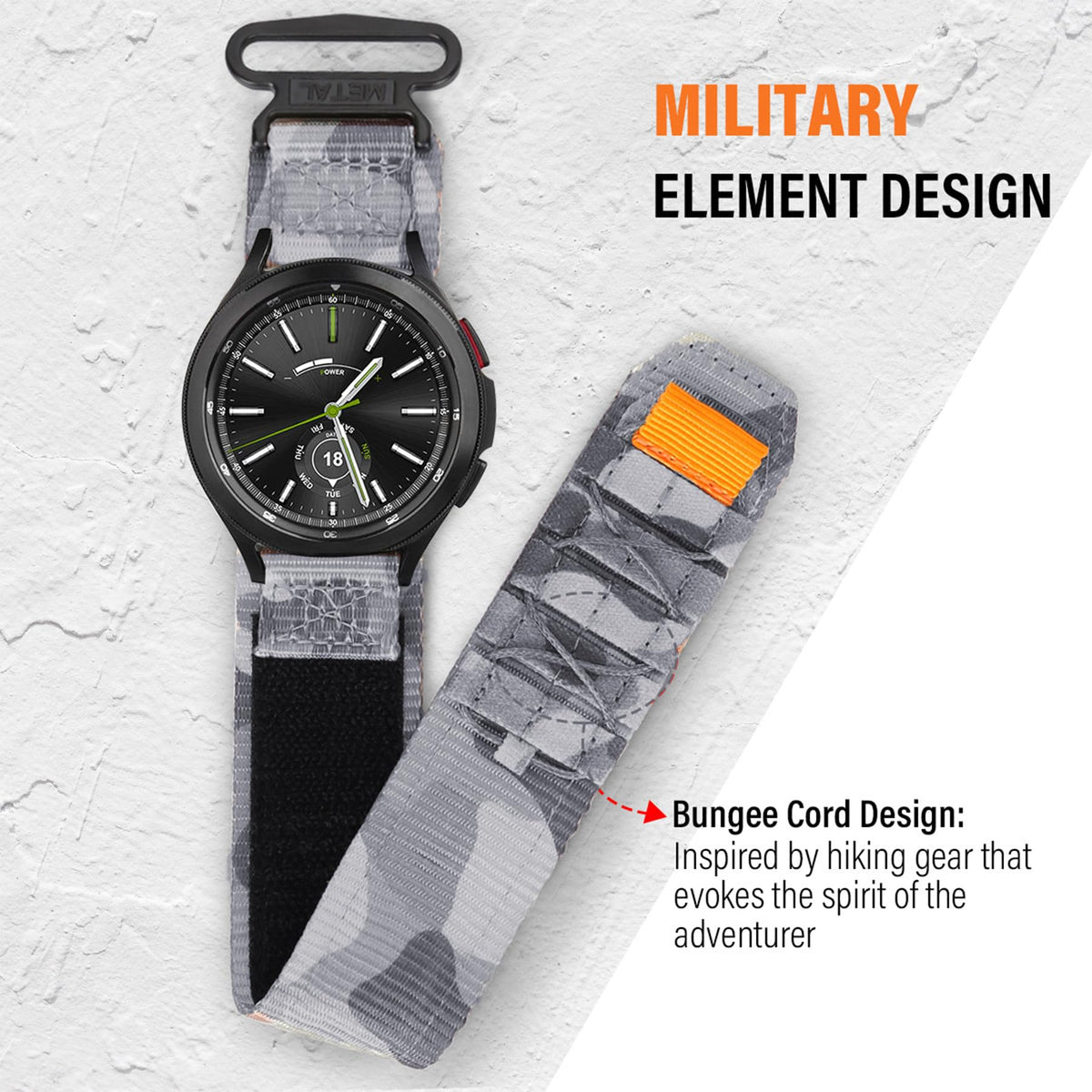 Nylon Sport Watch Band 20mm 22mm Quick Release O902345