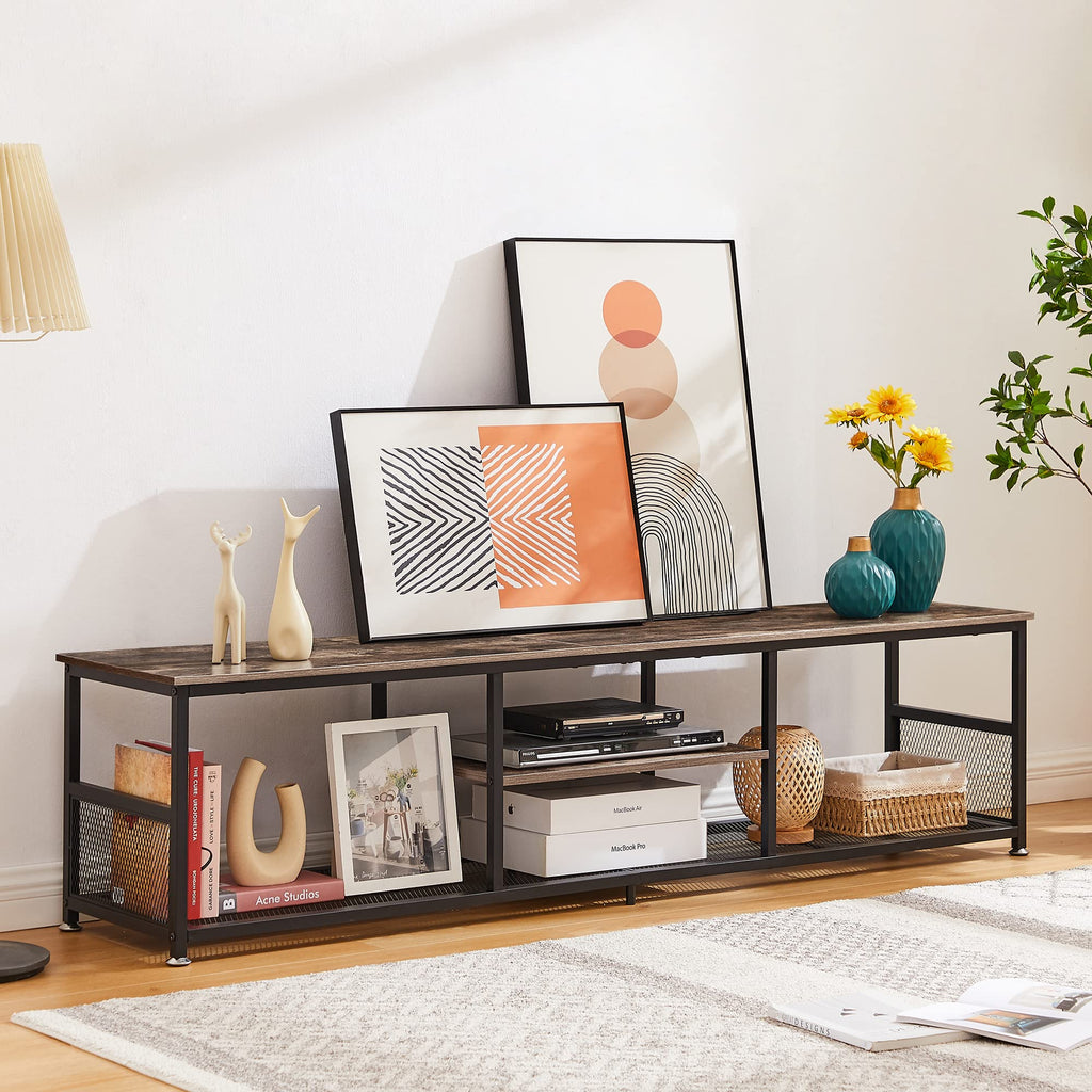 Brown 3 Tier TV Stand up to 80 Inch R52388
