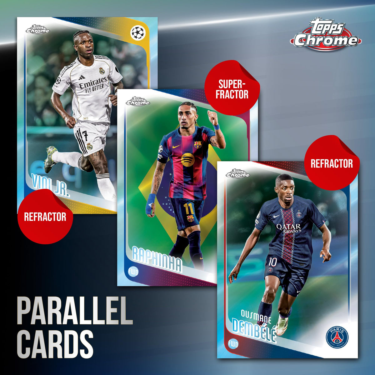 Topps Chrome UEFA Club Competitions Soccer Mega Box N9980