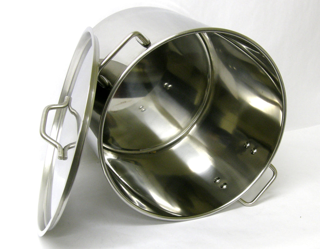 40 QT Stainless Steel Stock Pot E285896