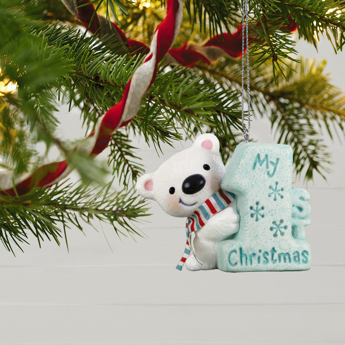 My 1st Christmas Polar Bear Ornament H846969