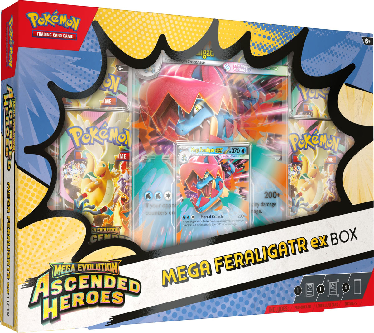 Pokémon TCG Mega Feraligatr ex Box Y889984