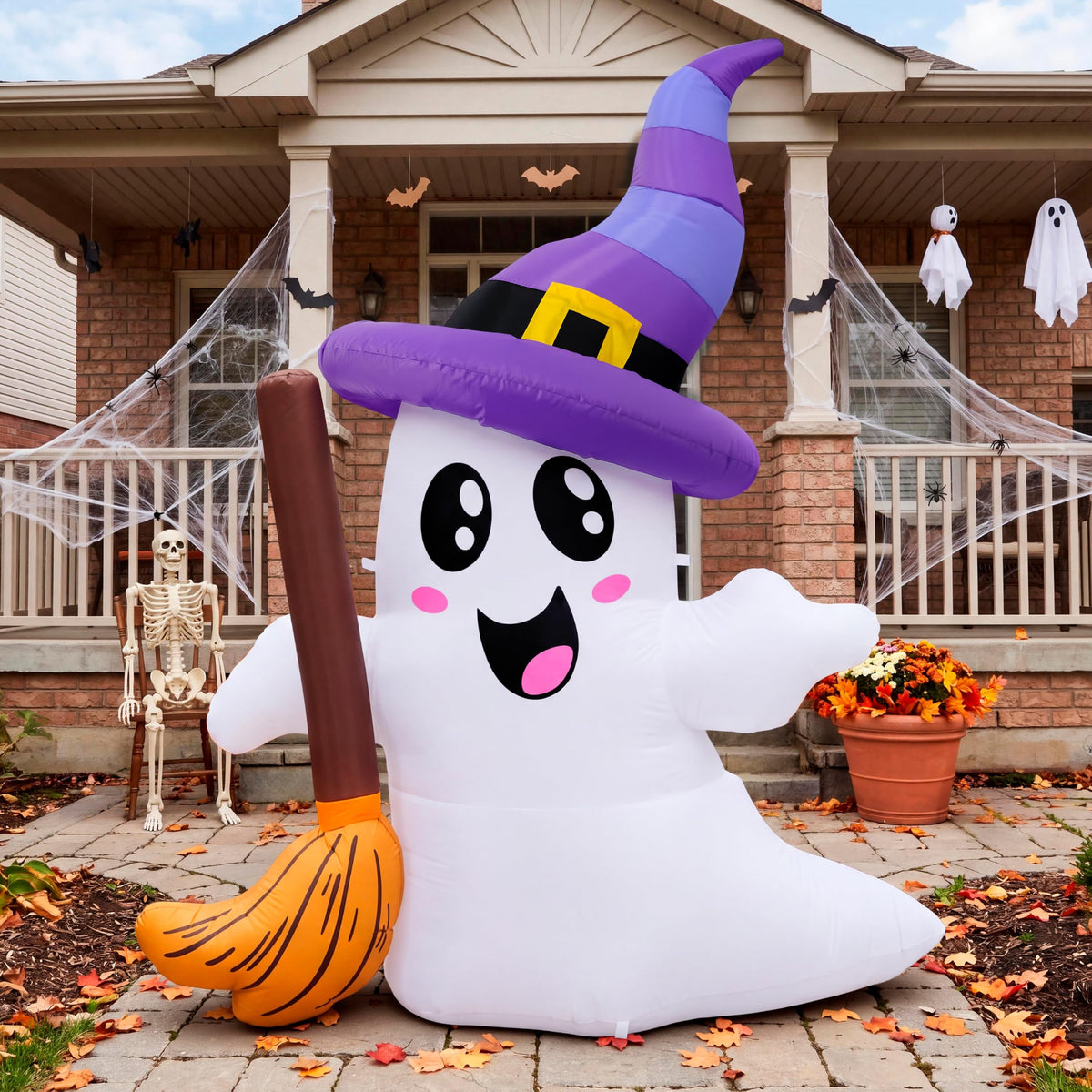 Halloween Inflatables Ghost Outdoor Decorations with LED P2392