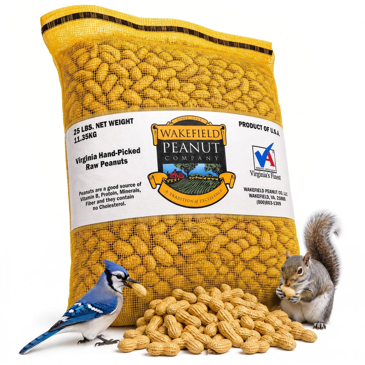 In-Shell Peanuts 25 LB Bag T140