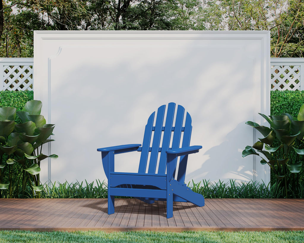 Pacific Blue Outdoor Adirondack Chair P29937