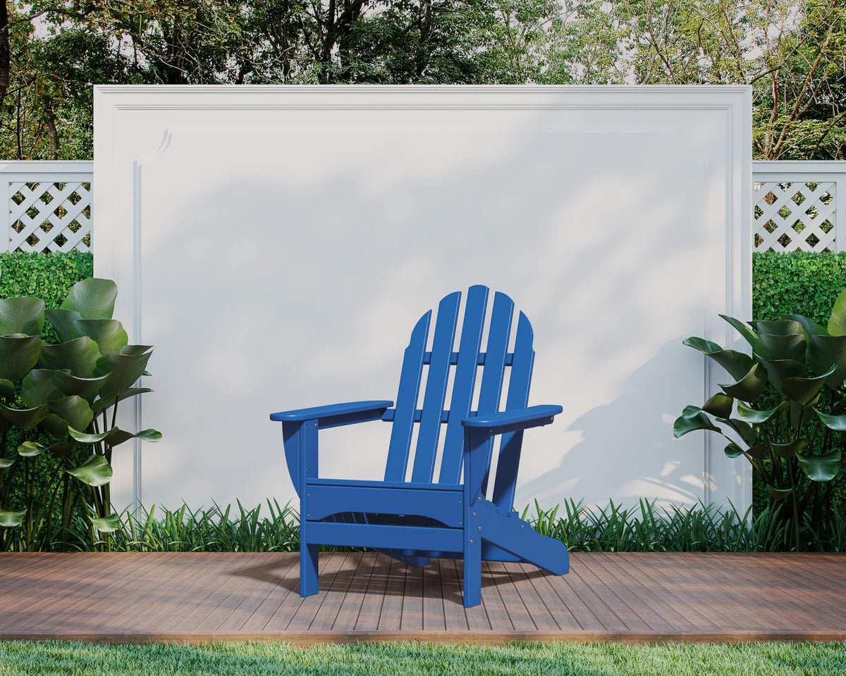 Pacific Blue Outdoor Adirondack Chair P29937