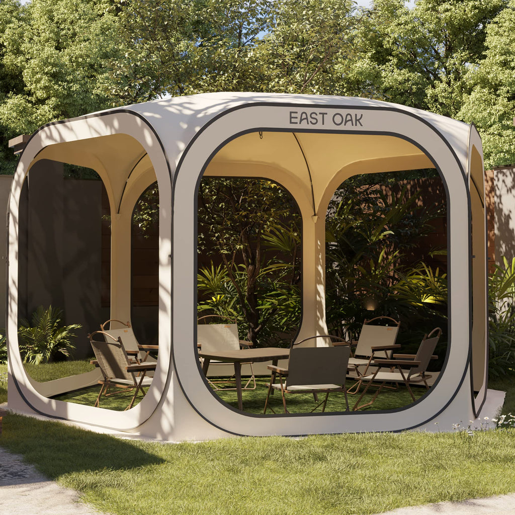 Pop-Up Screen House Tent 12 x 12 FT with Carry Bag B47123