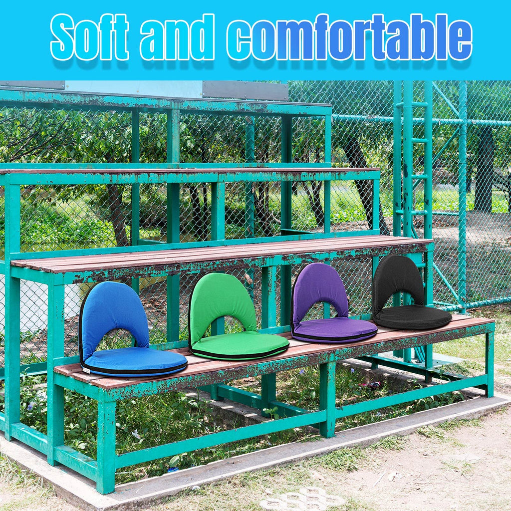 4 Pcs Stadium Seats with Back Support O94383